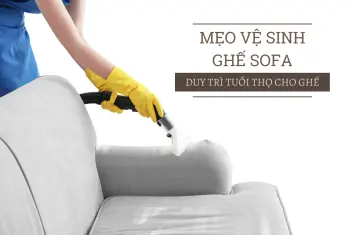 Mẹo vệ sinh sofa giường đúng cách giúp kéo dài tuổi thọ đến 5 năm