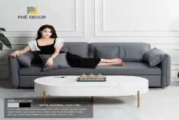 6 Mẫu sofa giường phong cách Bắc Âu: "Hơi thở" tinh tế cho không gian sống hiện đại từ Phê Decor