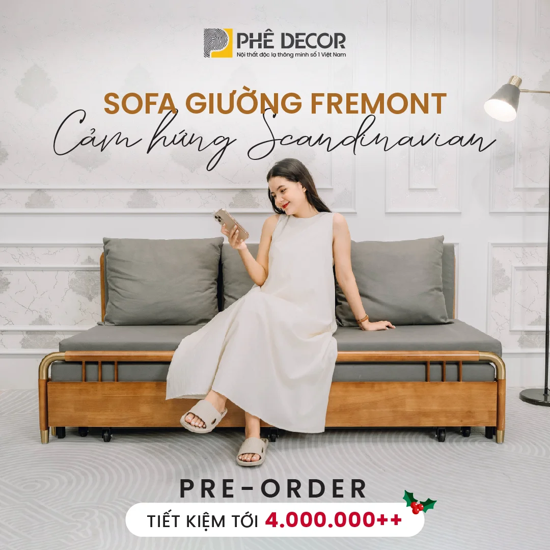 sofa giuong cho phong nho gon